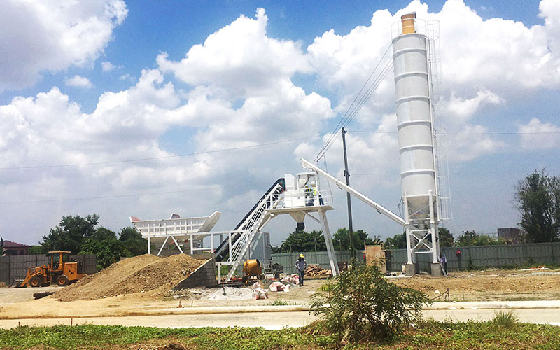 portable concrete plant