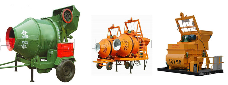 towable concrete mixer