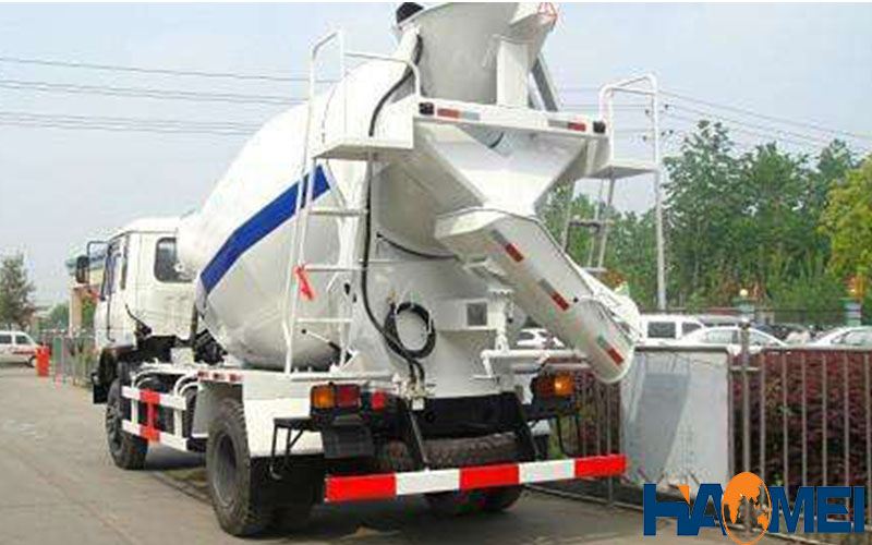 6m3 concrete mixer truck