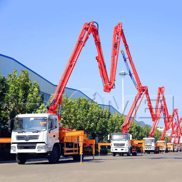 concrete boom truck