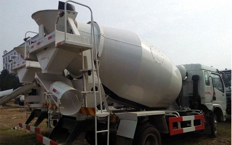 6m3 concrete mixer truck