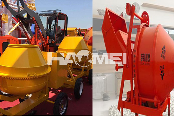 diesel engine concrete mixer machine