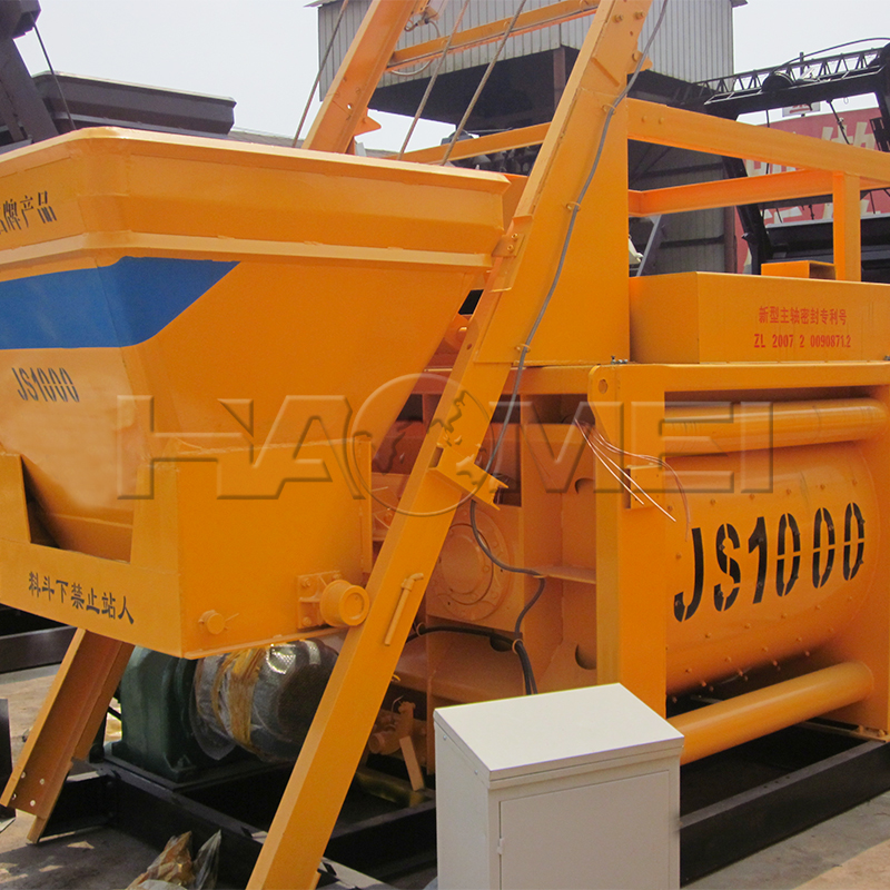 js1000 concrete mixer