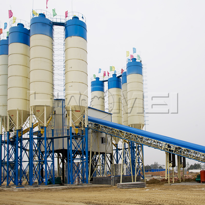 hzs120 concrete batching plant