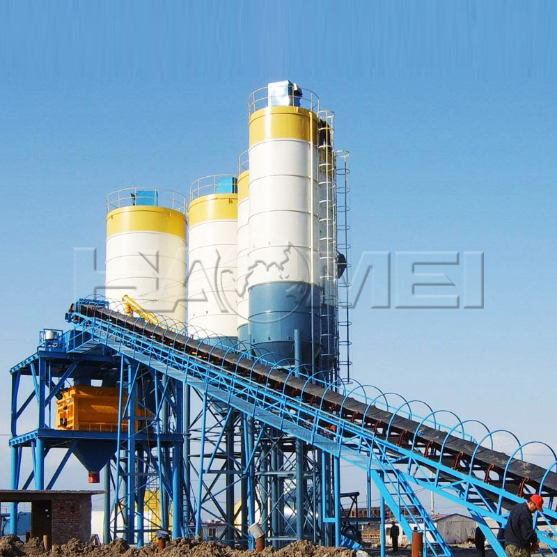 hzs90 concrete batchin plant