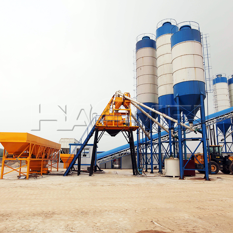 hzs50 concrete batching plant