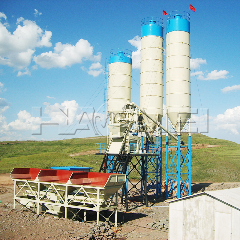 hzs50 concrete batching plant