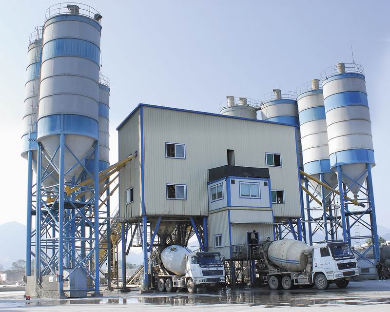 commercial concrete batching plant