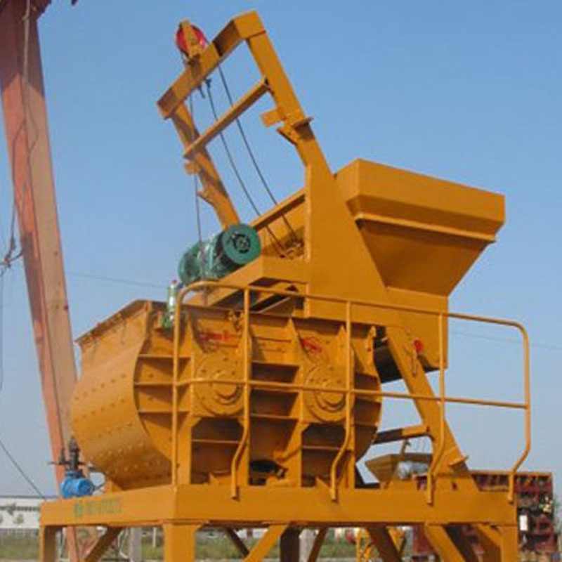 js750 twin shaft concrete mixer