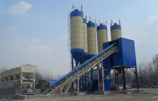 hzs60 concrete mixing station