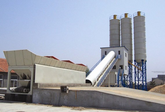 hzs50 concrete batching plant