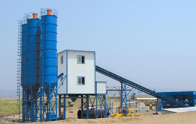 hzs60 concrete mixing station