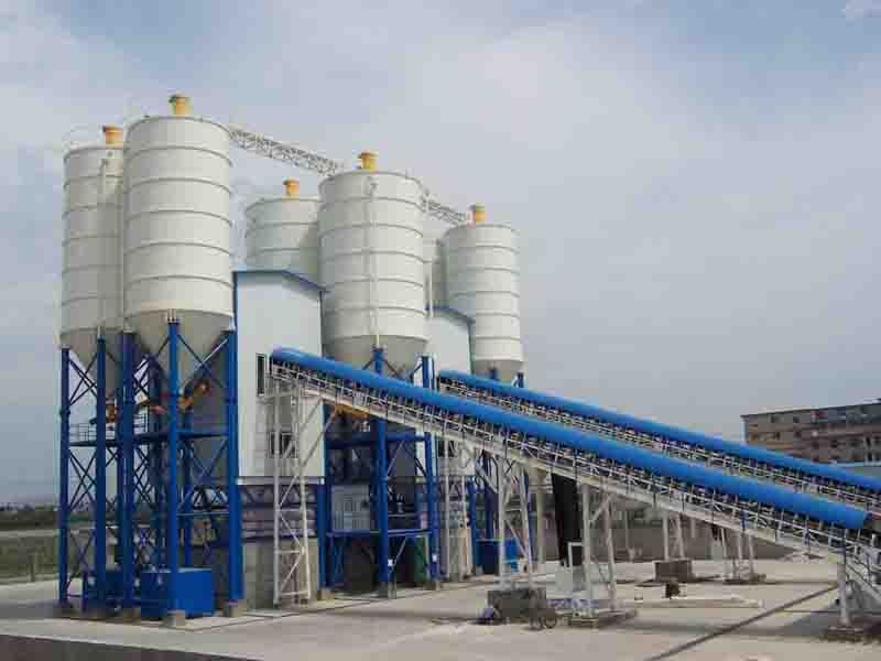 hzs120 concrete batching plant