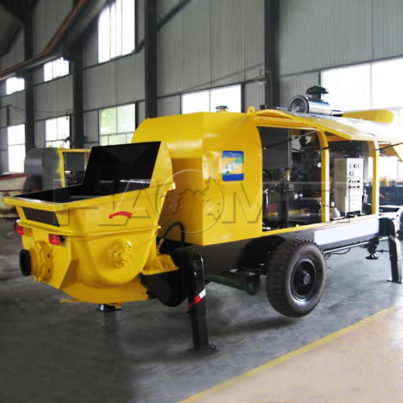 trailer concrete pump