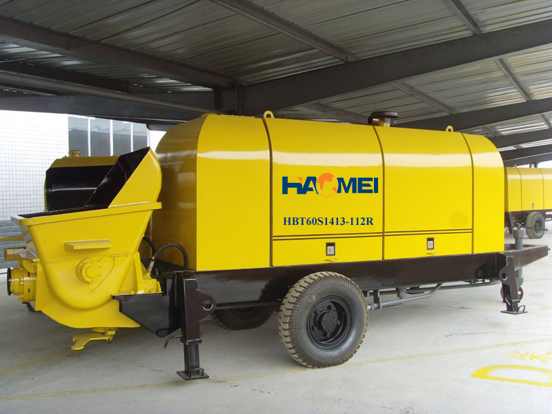 trailer concrete pump