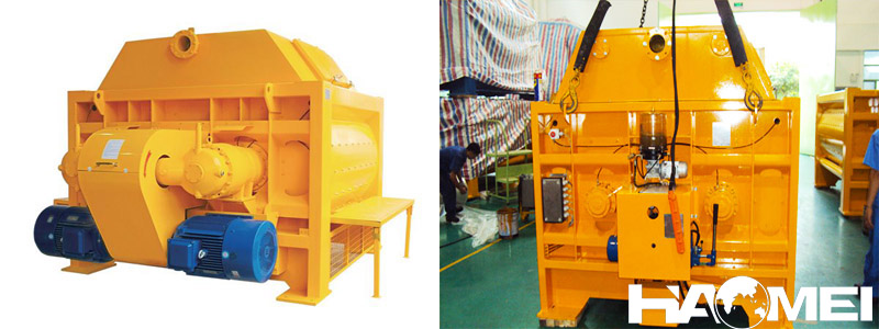 sicoma twin shaft concrete mixer