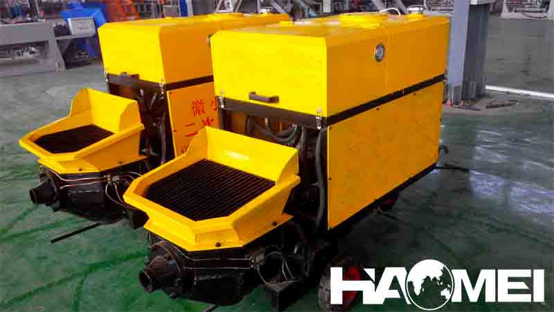 trailer concrete pump