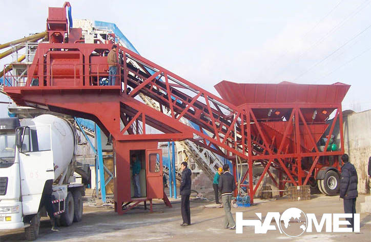 yhzs25 concrete mixing station