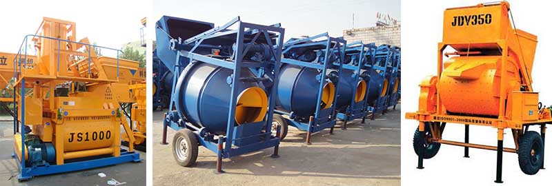 Model influences concrete mixer price.