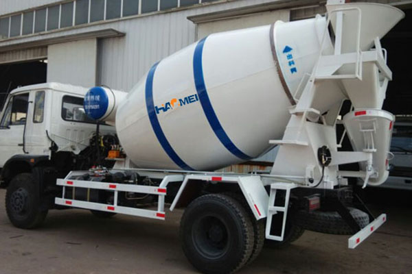 This is a set of 16 cubic meters concrete mixer truck.