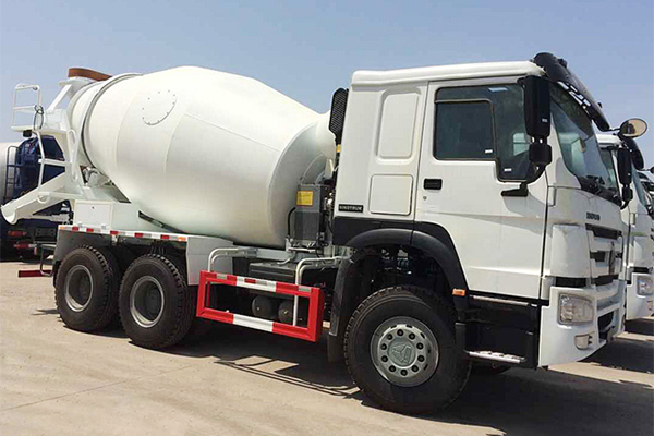 small concrete mixer truck