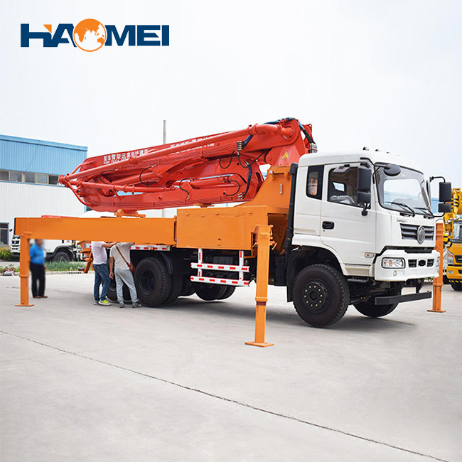 Good price 25m concrete pump truck for sale| Haomei Machinery