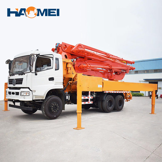 Good price 25m concrete pump truck for sale| Haomei Machinery