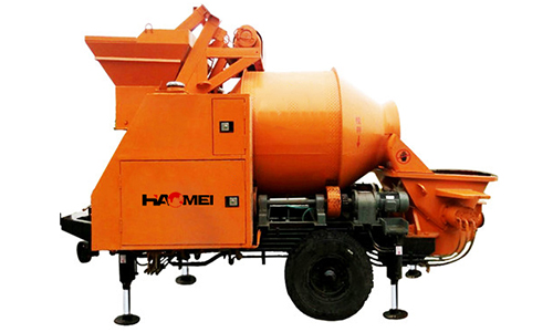 js5oo mixer diesel trailer mounted concrete pump