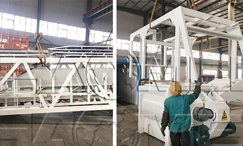 Haomei Mobile concrete batching plant ready to Austraila