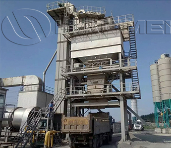 A station asphalt mixing plant