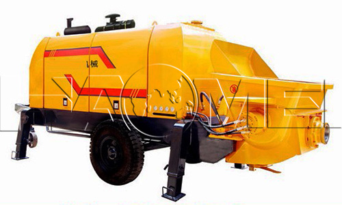 portable concrete trailer pump