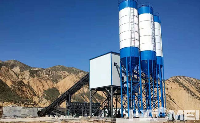 central mix concrete batching plants