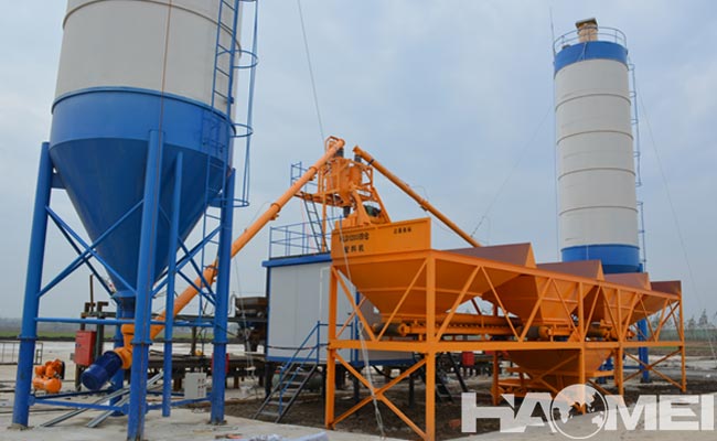 concrete plant mixer