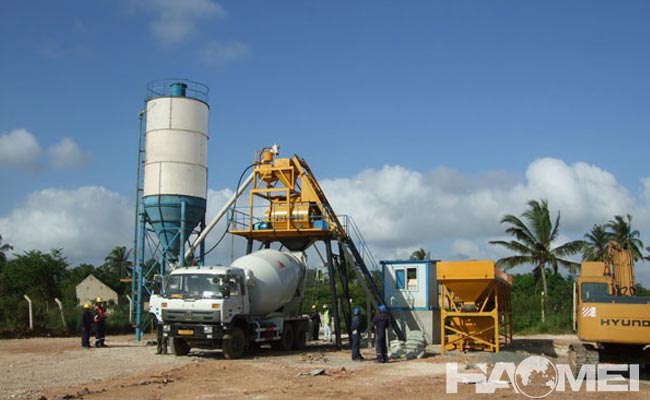 small ready mix concrete plant