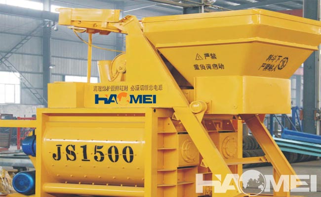 price for concrete mixer machine