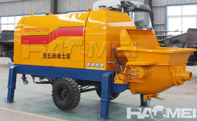 ready mix concrete pump