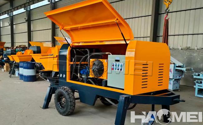 concrete pump type