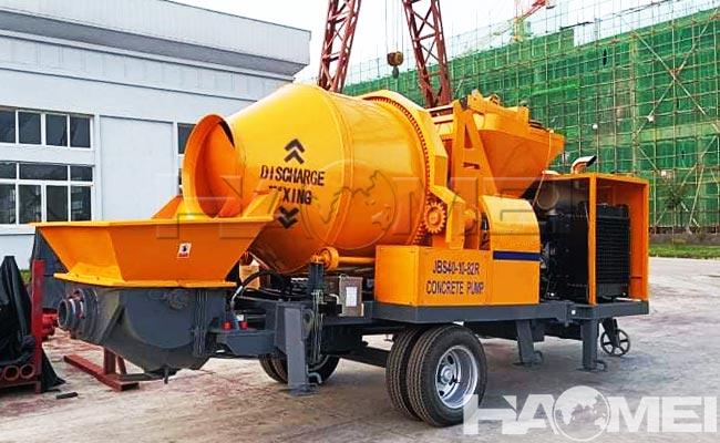 types of concrete pump