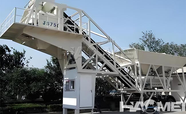 mini mobile concrete batch plant