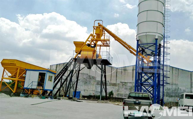 small concrete batch plant price
