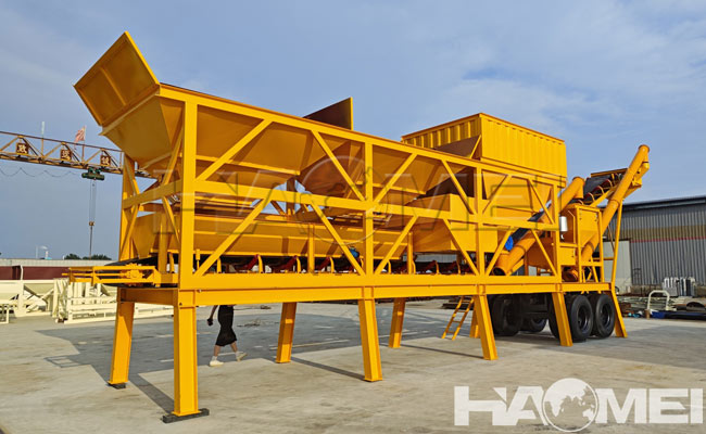 dry mix concrete batching plant price