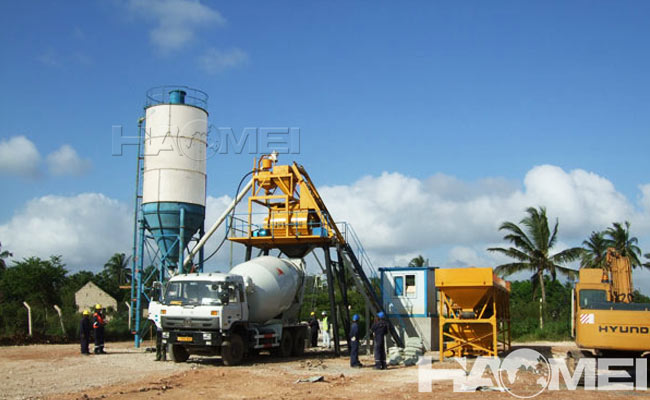 skip hopper concrete batching plant