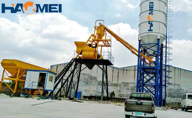 skip feeding concrete batching plant