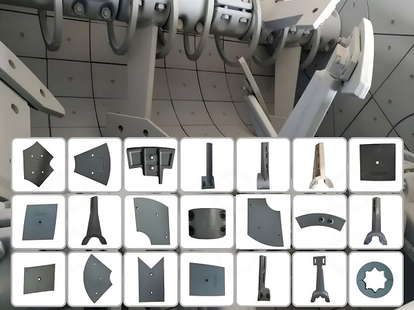 batching plant spare parts list